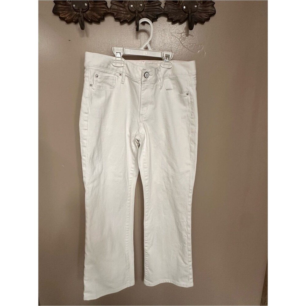 Lilly Pulitzer White Babe Boot Cut Jeans Size 6